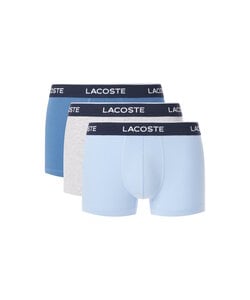 Lacoste Men's Boxer Shorts Trunks 3-Pack Blue/Gray/Light Blue