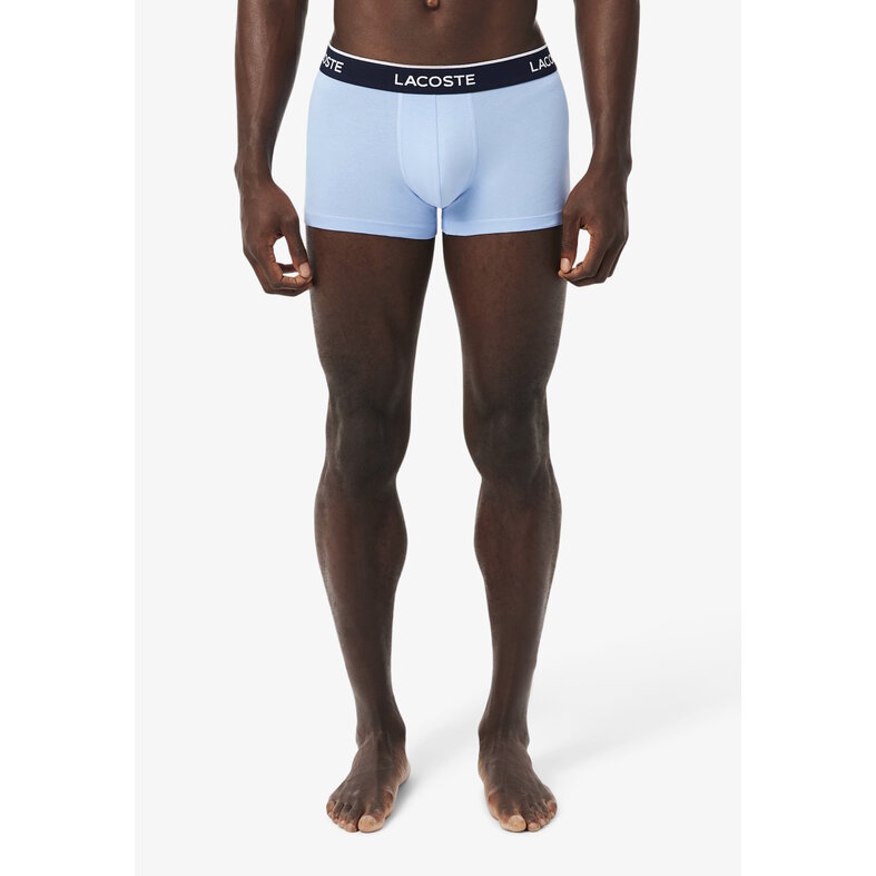 Lacoste Lacoste Men's Boxer Shorts Trunks 3-Pack Blue/Gray/Light Blue