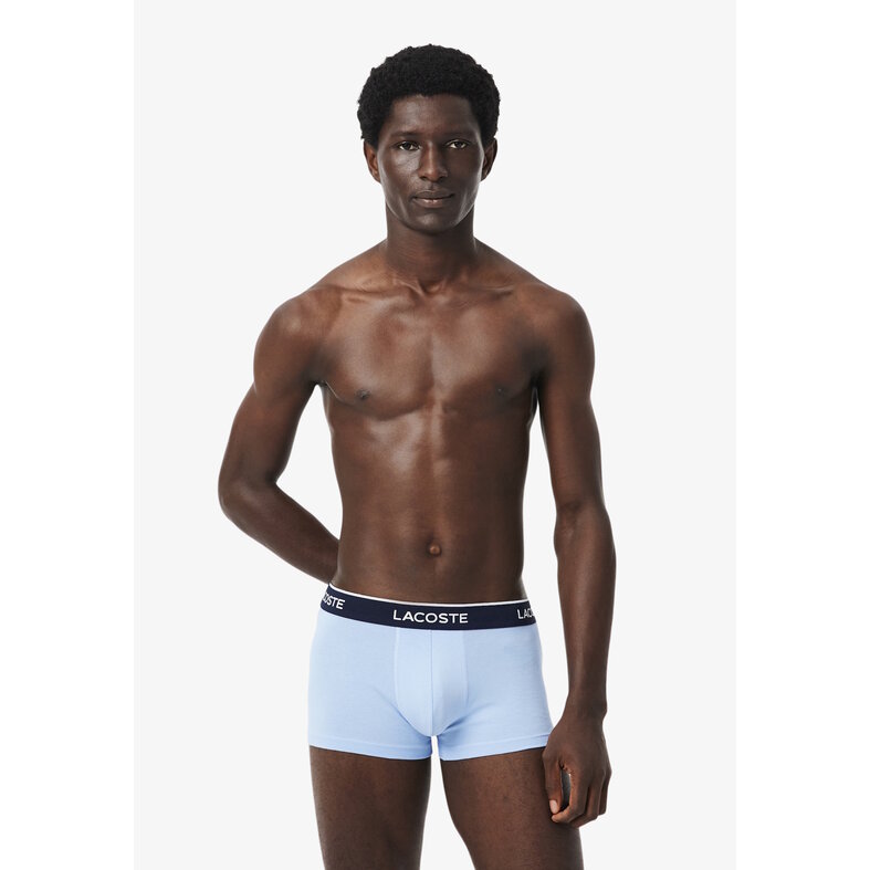 Lacoste Lacoste Men's Boxer Shorts Trunks 3-Pack Blue/Gray/Light Blue