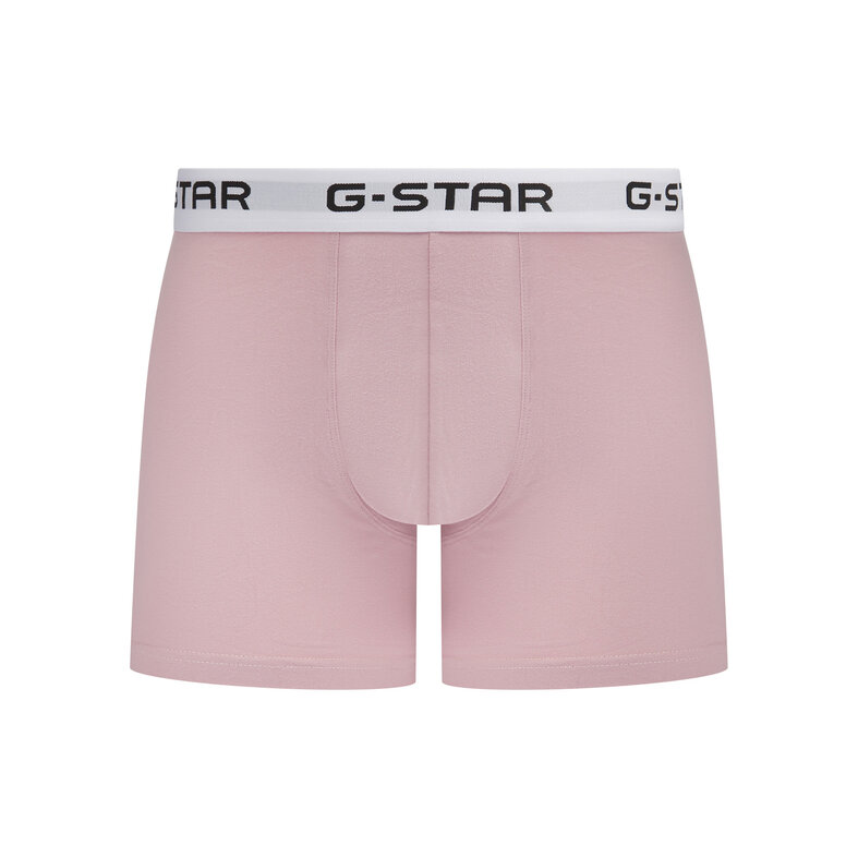 G-Star G-Star Heren Boxershorts Trunks ASH 3-Pack Blauw/Roze/Grijs