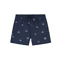 Shiwi Shiwi Jongens Zwemshort MILO 4" Vis Print Donkerblauw