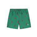 Shiwi Shiwi Boys' MILO 4" Swim Shorts Lobster Print Green/Red