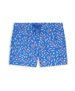 Shiwi Jongens Zwemshort MILO 4" Surf Print Blauw