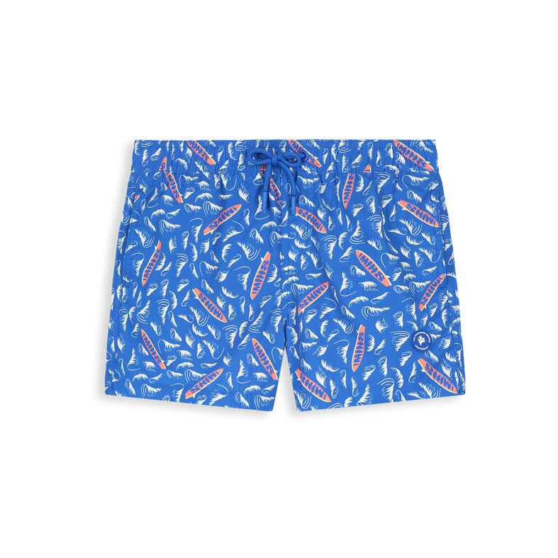 Shiwi Shiwi Jongens Zwemshort MILO 4" Surf Print Blauw