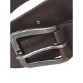 Jack & Jones Jack & Jones Men's Belt JACVICTOR Leather Dark Brown