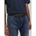 Jack & Jones Jack & Jones Heren Riem JACVICTOR Leer Donkerbruin