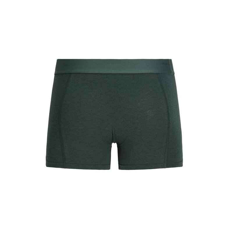 Jack & Jones Jack & Jones Heren Boxershorts Trunks JACCOMO Bamboe Effen 3-Pack Donkergroen/Blauw/Zwart