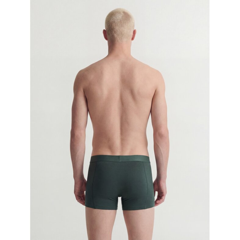 Jack & Jones Jack & Jones Heren Boxershorts Trunks JACCOMO Bamboe Effen 3-Pack Donkergroen/Blauw/Zwart