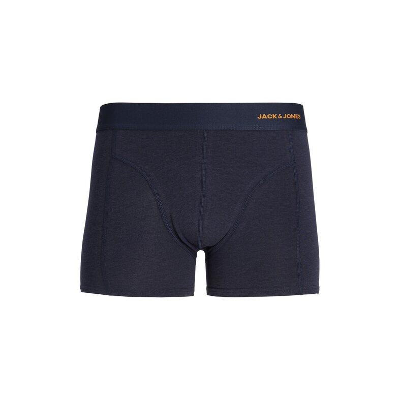Jack & Jones Jack & Jones Heren Boxershorts Trunks JACCOMO Bamboe Effen 3-Pack Groen/Rood/Donkerblauw