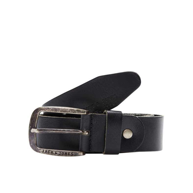 Jack & Jones Jack & Jones Heren Riem JACPAUL Leer Zwart