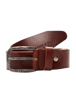 Jack & Jones Heren Riem JACPAUL Leer Roodbruin