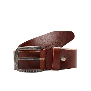 Jack & Jones Heren Riem JACPAUL Leer Roodbruin