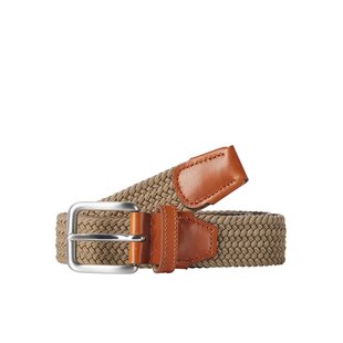 Jack & Jones Heren Riem JACSPRING Gevlochten Bruin
