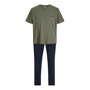 Jack & Jones Heren Pyjamaset JACEVEREST Groen/Blauw