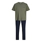 Jack & Jones Jack & Jones Heren Pyjamaset JACEVEREST Groen/Blauw