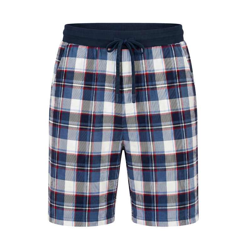 Phil & Co Phil & Co Men's Short Pajama Pants 2-Pack Blue Checkered