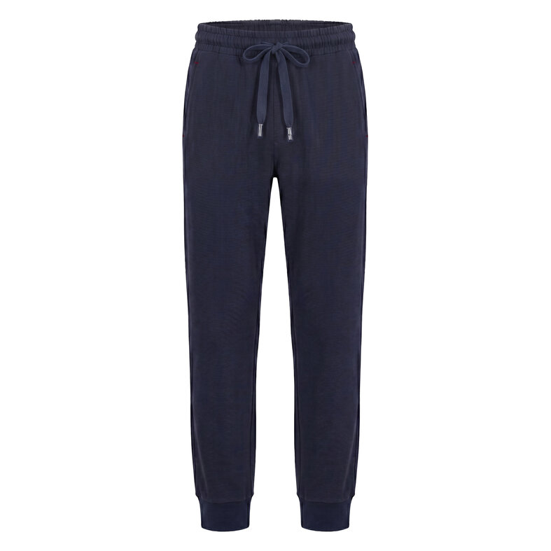 Phil & Co Phil & Co Heren Lange Pyjamabroeken 2-Pack Blauw Geruit
