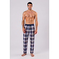 Phil & Co Phil & Co Men's Long Pajama Pants 2-Pack Blue Checkered