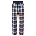 Phil & Co Phil & Co Heren Lange Pyjamabroeken 2-Pack Blauw Geruit