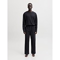 Jack & Jones Jack & Jones Heren Lounge Pyjama Set Lang JACALFRED Effen Zwart