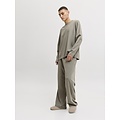 Jack & Jones Jack & Jones Heren Lounge Pyjama Set Lang JACALFRED Effen Grijsgroen