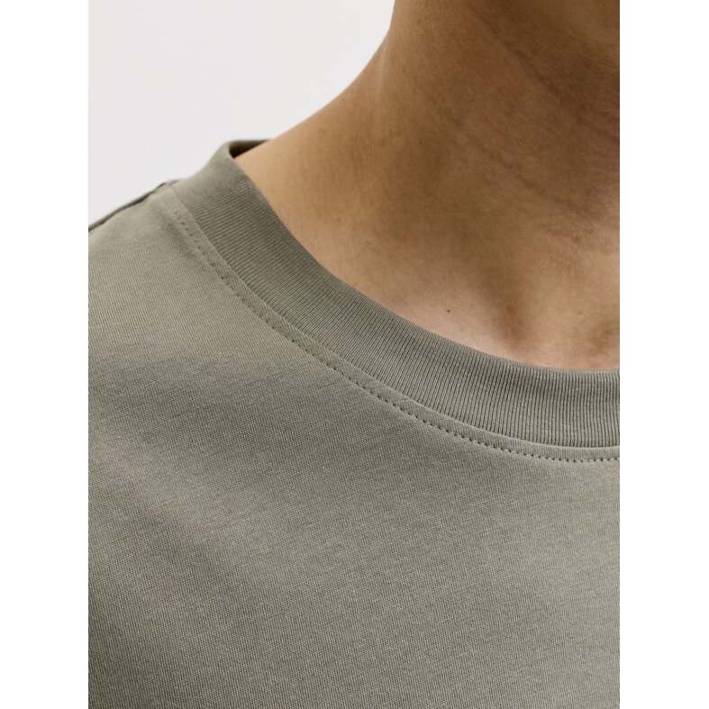 Jack & Jones Jack & Jones Heren Lounge Pyjama Set Lang JACALFRED Effen Grijsgroen