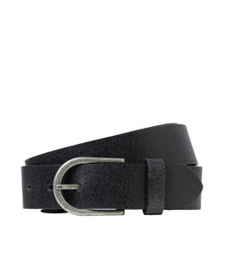 Jack & Jones Heren Plus Size Riem JACBENSON Leer Zwart