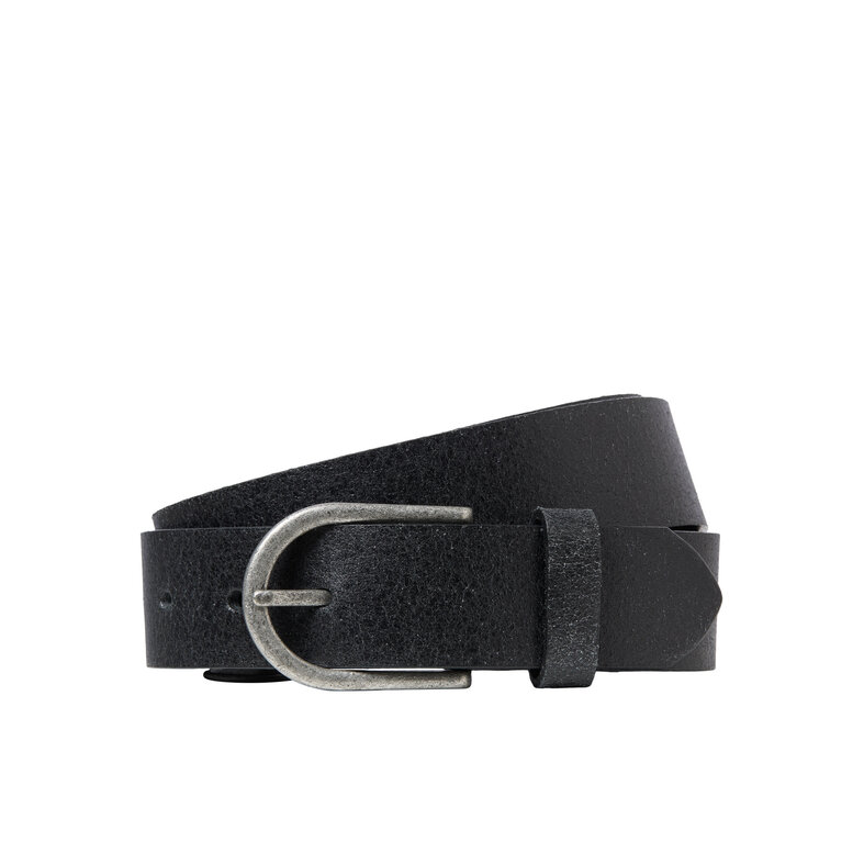 Jack & Jones Jack & Jones Heren Plus Size Riem JACBENSON Leer Zwart