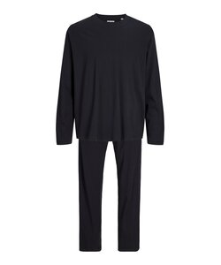 Jack & Jones Heren Lounge Pyjama Set Lang JACALFRED Effen Zwart