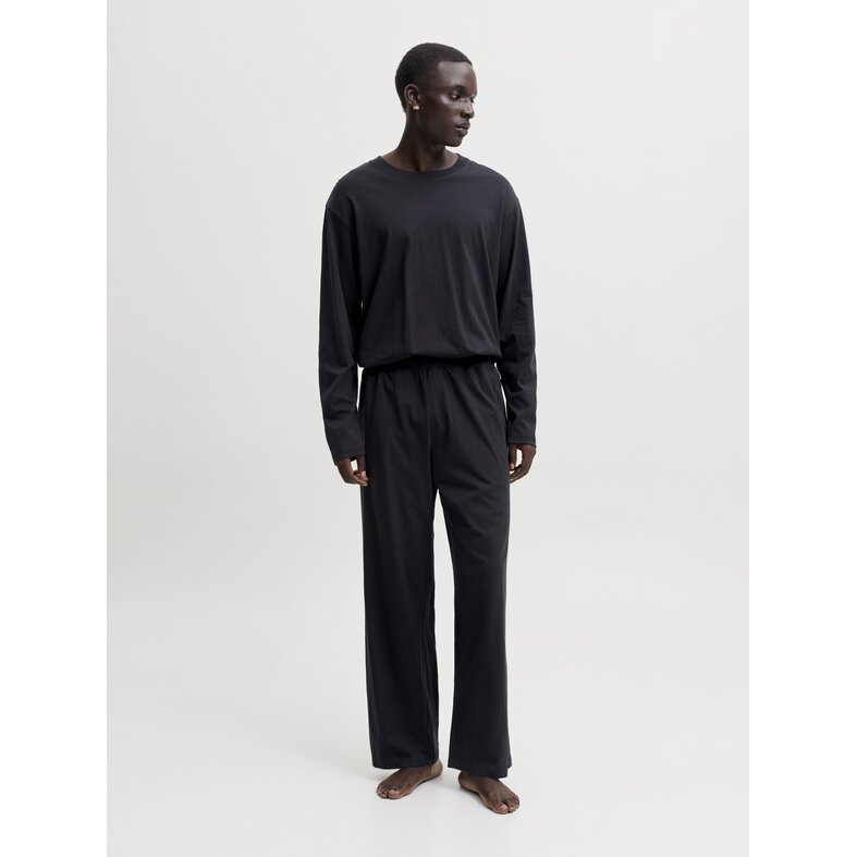Jack & Jones Jack & Jones Heren Lounge Pyjama Set Lang JACALFRED Effen Zwart