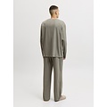 Jack & Jones Jack & Jones Men's Lounge Pajama Set Long JACALFRED Solid Gray-Green