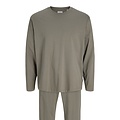 Jack & Jones Jack & Jones Men's Lounge Pajama Set Long JACALFRED Solid Gray-Green