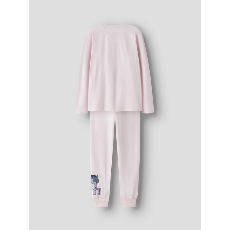 Name It Name It Girls' Long Pajama Set NKFANDA Stitch Pink