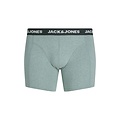 Jack & Jones Jack & Jones Men's Plus Size Boxer Shorts Trunks JACFAX 3-Pack Solid Green Melange