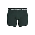 Jack & Jones Jack & Jones Heren Plus Size Boxershorts Trunks JACFAX 3-Pack Effen Groen Melange