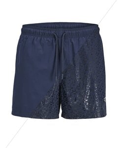 Jack & Jones Heren Zwemshort JPSTMAUI Splash Magic Donkerblauw