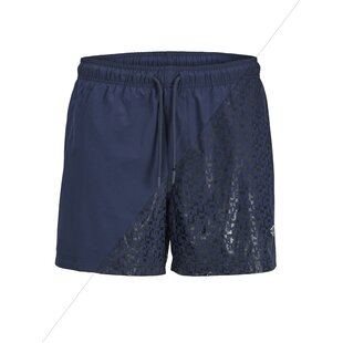 Jack & Jones Heren Zwemshort JPSTMAUI Splash Magic Donkerblauw