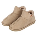 Apollo Apollo Ladies Slippers Suede Beige