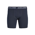 Jack & Jones Jack & Jones Heren Plus Size Boxershorts Lange Pijp JACCARL Boxer Briefs 3-Pack Effen Blauw/Zwart