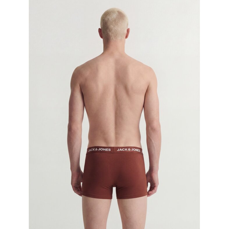 Jack & Jones Jack & Jones Heren Boxershorts Trunks JACHUEY 5-Pack Effen Multicolor