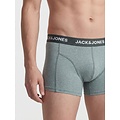 Jack & Jones Jack & Jones Heren Boxershorts Trunks JACFAX 3-Pack Effen Groen Melange