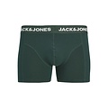Jack & Jones Jack & Jones Heren Boxershorts Trunks JACFAX 3-Pack Effen Groen Melange