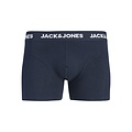 Jack & Jones Jack & Jones Heren Boxershorts Trunks JACFAX 3-Pack Effen Blauw Melange