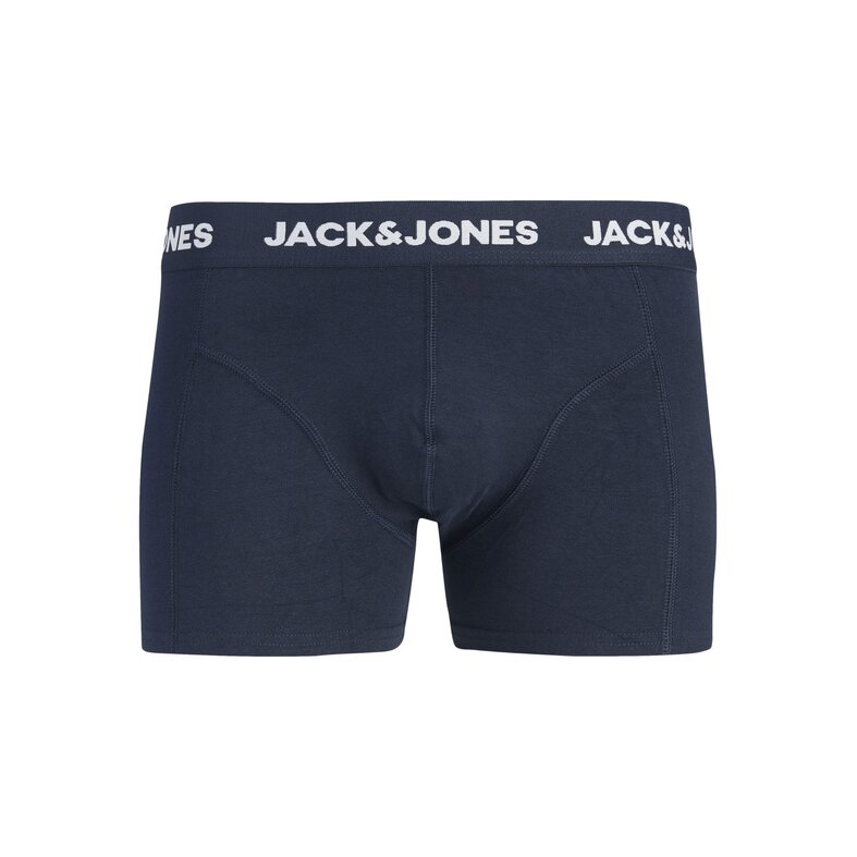 Jack & Jones Jack & Jones Heren Boxershorts Trunks JACFAX 3-Pack Effen Blauw Melange
