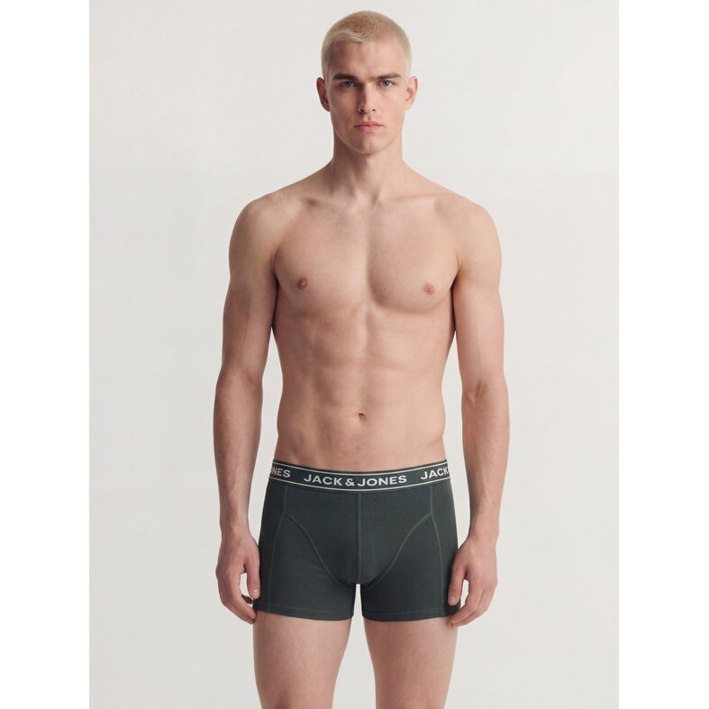 Jack & Jones Jack & Jones Heren Boxershorts Trunks JACMAX 5-Pack Effen Multicolor