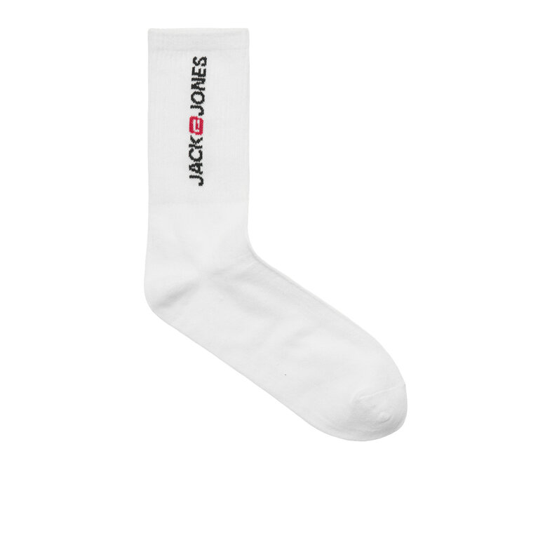 Jack & Jones Jack & Jones Heren Sportsokken JACCORP OLD LOGO Tennissokken 5-Pack Wit