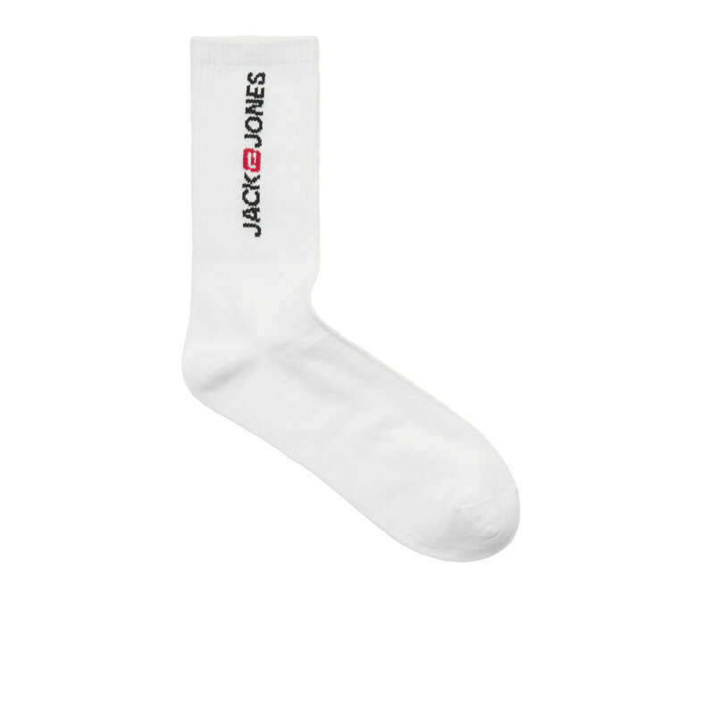Jack & Jones Jack & Jones Heren Sportsokken JACCORP OLD LOGO Tennissokken 5-Pack Wit/Grijs/Zwart