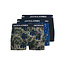 Jack & Jones Jack & Jones Heren Boxershorts Trunks JACHENDO 3-Pack Blauw/Groen Bladeren Print