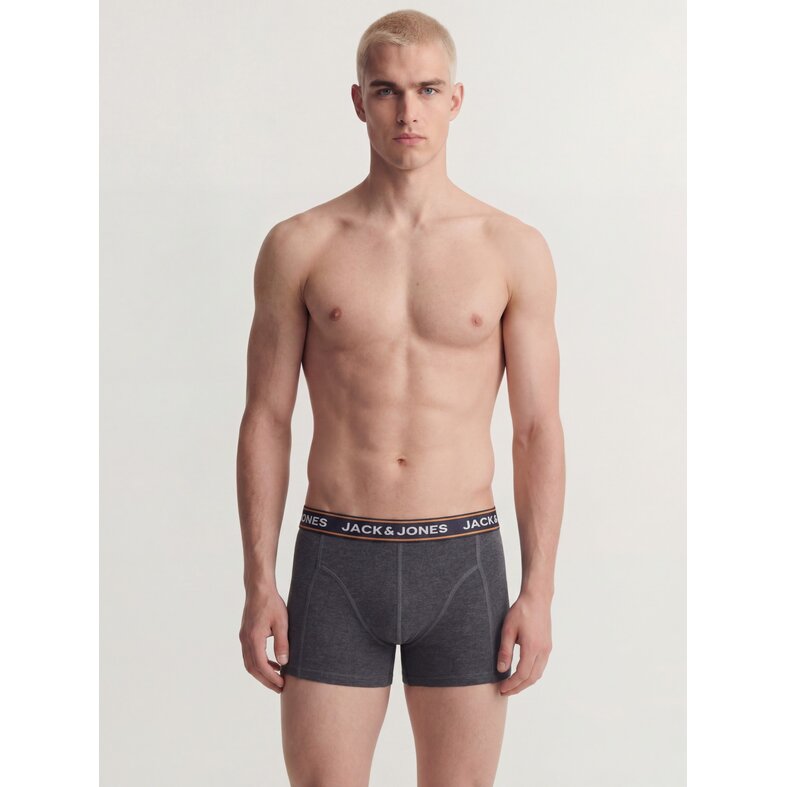 Jack & Jones Jack & Jones Heren Boxershorts Trunks JACMAX 5-Pack Effen Multicolor