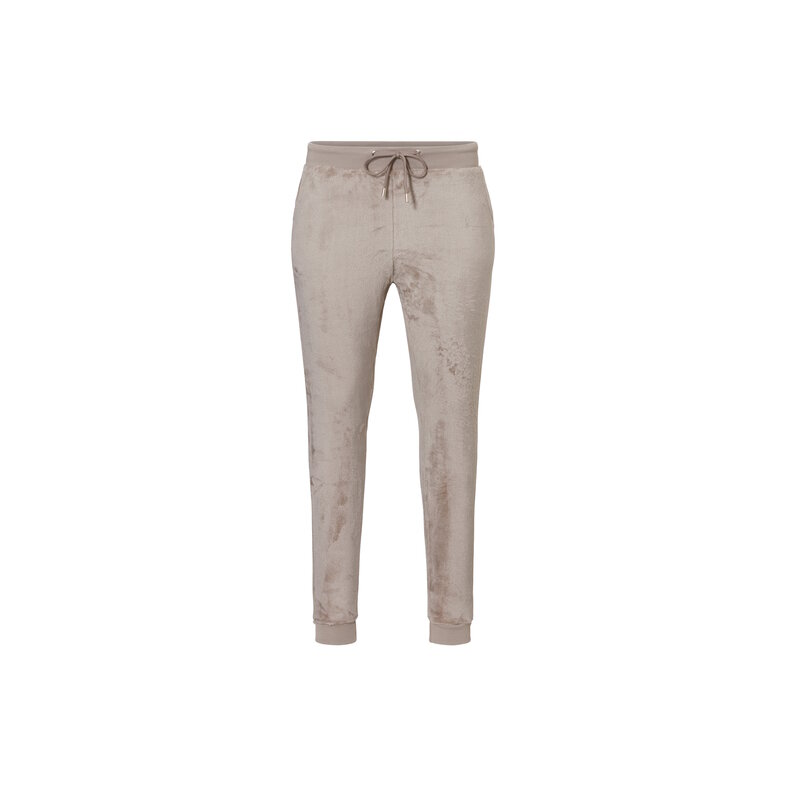 Apollo Apollo Dames Huispak Loungewear Fleece Incl Capuchon Lichtbruin